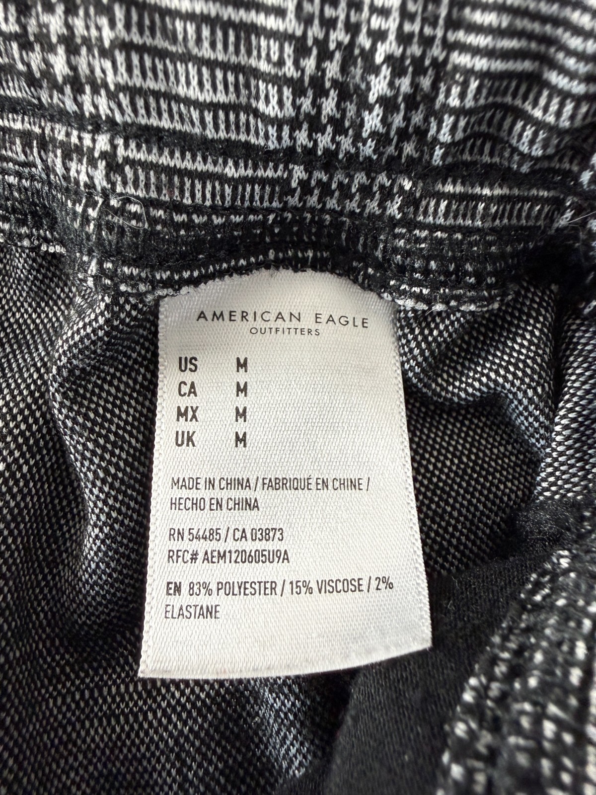 American Eagle Size M Stretch Drawstring Flat Fro… - image 8