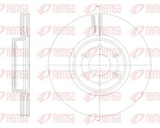 2x REMSA Bremsscheiben vorne passend für Mercedes-Benz X-Klasse 470