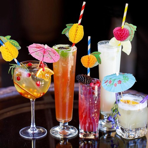 120PCS Reusable Cocktail Accessories for Drinks Cocktail Party Decorations with - Picture 4 of 8