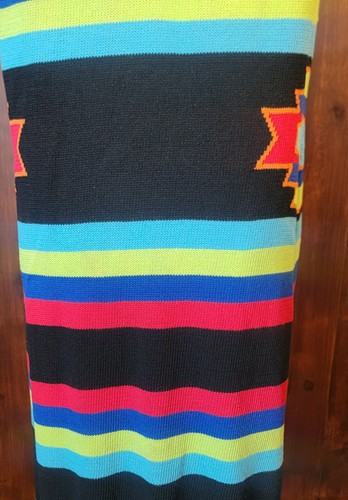Roja Women XL Colorful Knit Duster Sweater Tribal Southwest Rare Discontinued🌵 - Picture 14 of 22