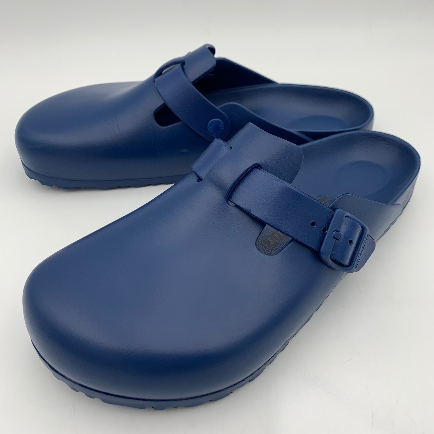 Birkenstock New with Box Boston Navy EVA Regular Width - Select Size image 3