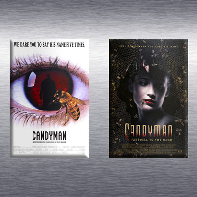 Candyman 1, 2 Movie Poster High Quality Magnet / Set
