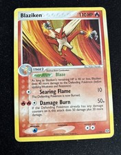 Pokémon TCG Blaziken EX Emerald Holo Rare Card 1/106 LP/MP Condition