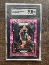 2023-24 Panini Prizm - Victor Wembanyama #136 Pink Ice Prizm (RC) SGC 9.5 Rookie