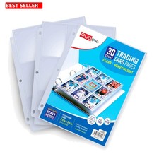 540 Pocket Baseball Card Sleeves - 9-Pocket Protectors for All Collectibles