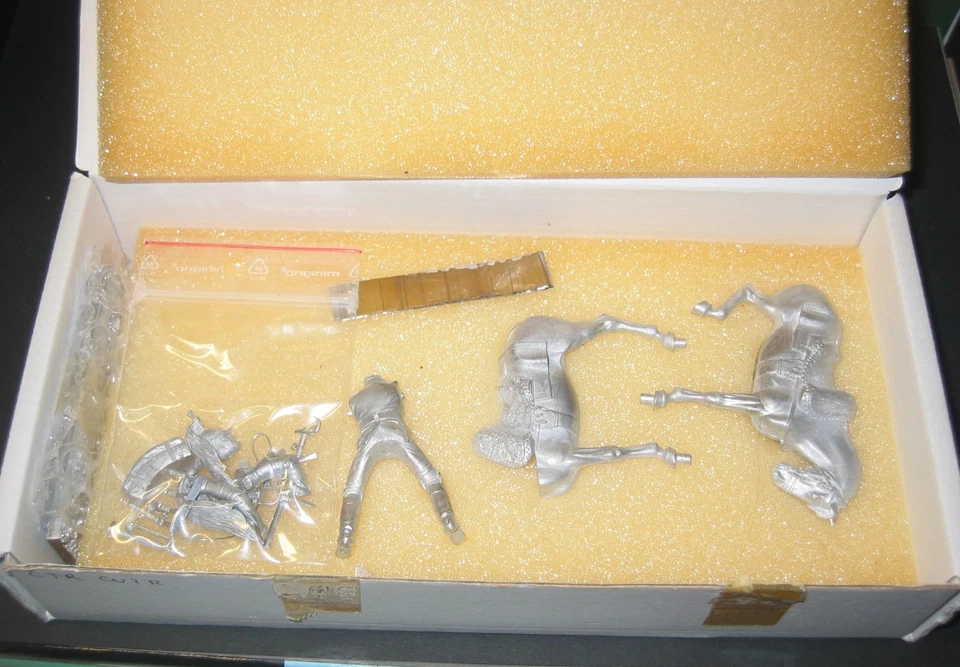 METAL MODELES LEIBOVITZ PLOMB 1/32 TROMPETTE CUIRASSIER 1ER EMPIRE le cimier - Photo 4/4