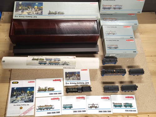 Märklin 2680 H0 König Ludwig Zug Teil 1 Bis 4 und Ergänzung 4396 (P328) - Bild 1 von 6