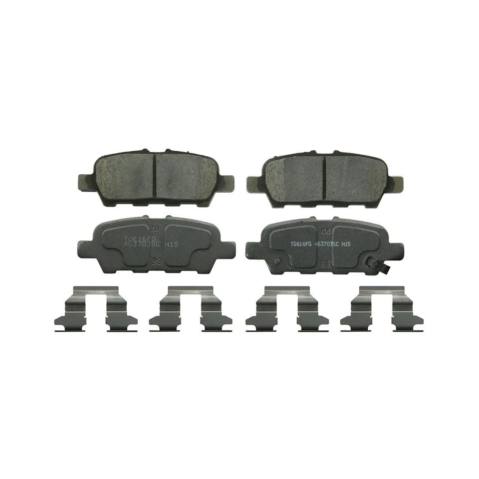 For Nissan Altima 2013-2018 Front Rear Disc Brake Pad Set - Image 3 of 4