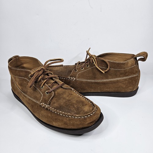 J.Crew Men's Size 9 Hand-sewn Chukka Boots in Italian Suede Shoes - 第 1/9 張圖片