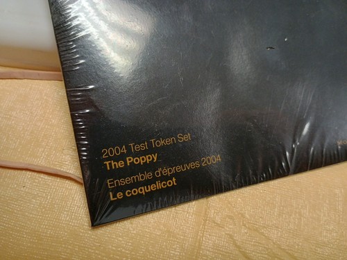 2004 Royal Canadian Mint - Test Token Set The Poppy - Sealed Set - Picture 2 of 4