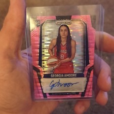 Panini Prizm WNBA 2025 Georgia Amoore Mystics Rookie Auto SG-GA 31/35