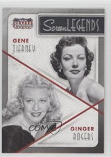 2015 Panini Americana Screen Legends Co-Stars Gene Tierney Ginger Rogers #9 r0m