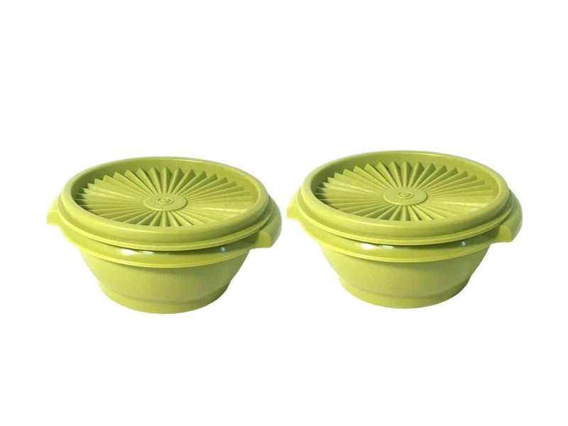 Tupperware Green Bowl