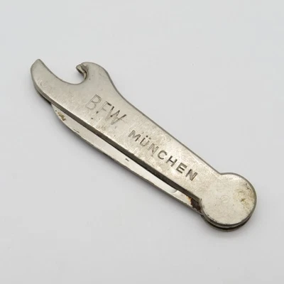 Vintage Taschenmesser Klappmesser Werbe Messer mit Metall Griffschalen - Bild 1 von 4