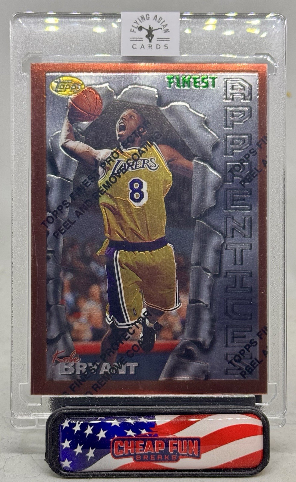 Kobe Bryant 1996 Topps Finest #74 Bronze - Base (with Coating