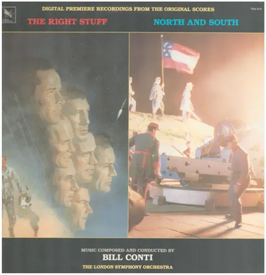 LP Bill Conti The Right Stuff / North And South NEAR MINT Varèse Sarabande