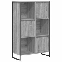 BüCherregal Sonoma Eiche Grau 68 X 30 X 108,5 Cm Holzwerkstoff Standregal