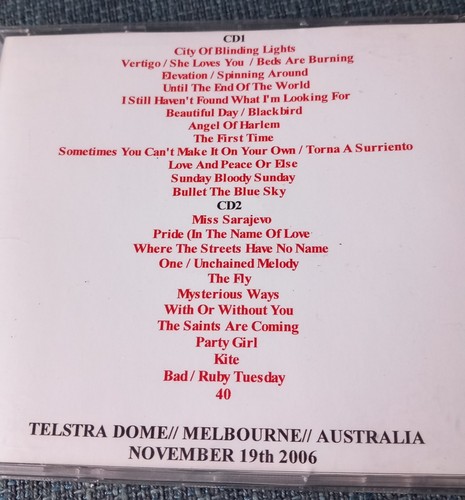 U2   VERTIGO TOUR 05 06 ON CD ‐ 122 SHOWS ON 244 CDs! Only Nine Shows Missing. - Bild 19 von 20