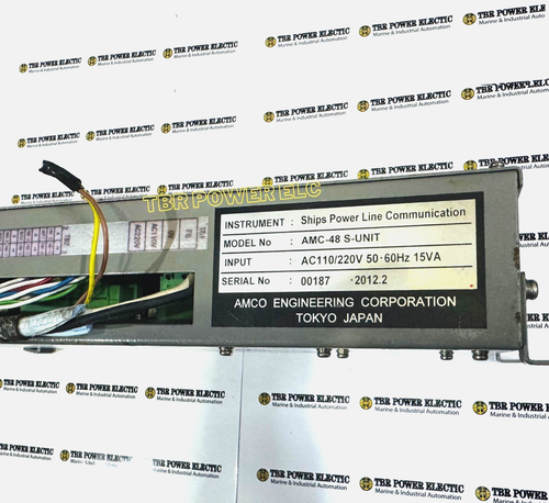 " Amco-Network AMC-48 S-Unit Ship Power Line Communication Controller Unit " - Picture 5 of 7