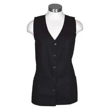 FAME (A DELTA PLUS GROUP COMPANY) 81232 Tunic Vest,Black,V93,MD
