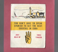 RARE HTF 1934 Post Prohibition Cuba HAVANA CLUB RUM Recipe Booklet