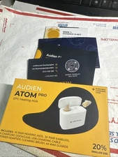 Audien Hearing ATOM PRO Wireless Hearing Aid For Parts Or Not Working