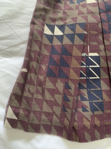 MARGARET HOWELL - Women’s Cotton Pleated Skirt Size UK 8 - Picture 4 of 12