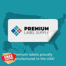 Premium Label Supply Glossy Clear Sticker Paper 8.5x11 25 Sheets