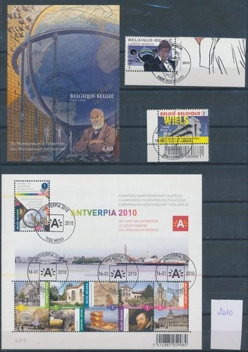 XE62355 Belgium 2010 FDC/souvenir cancels fine lot used