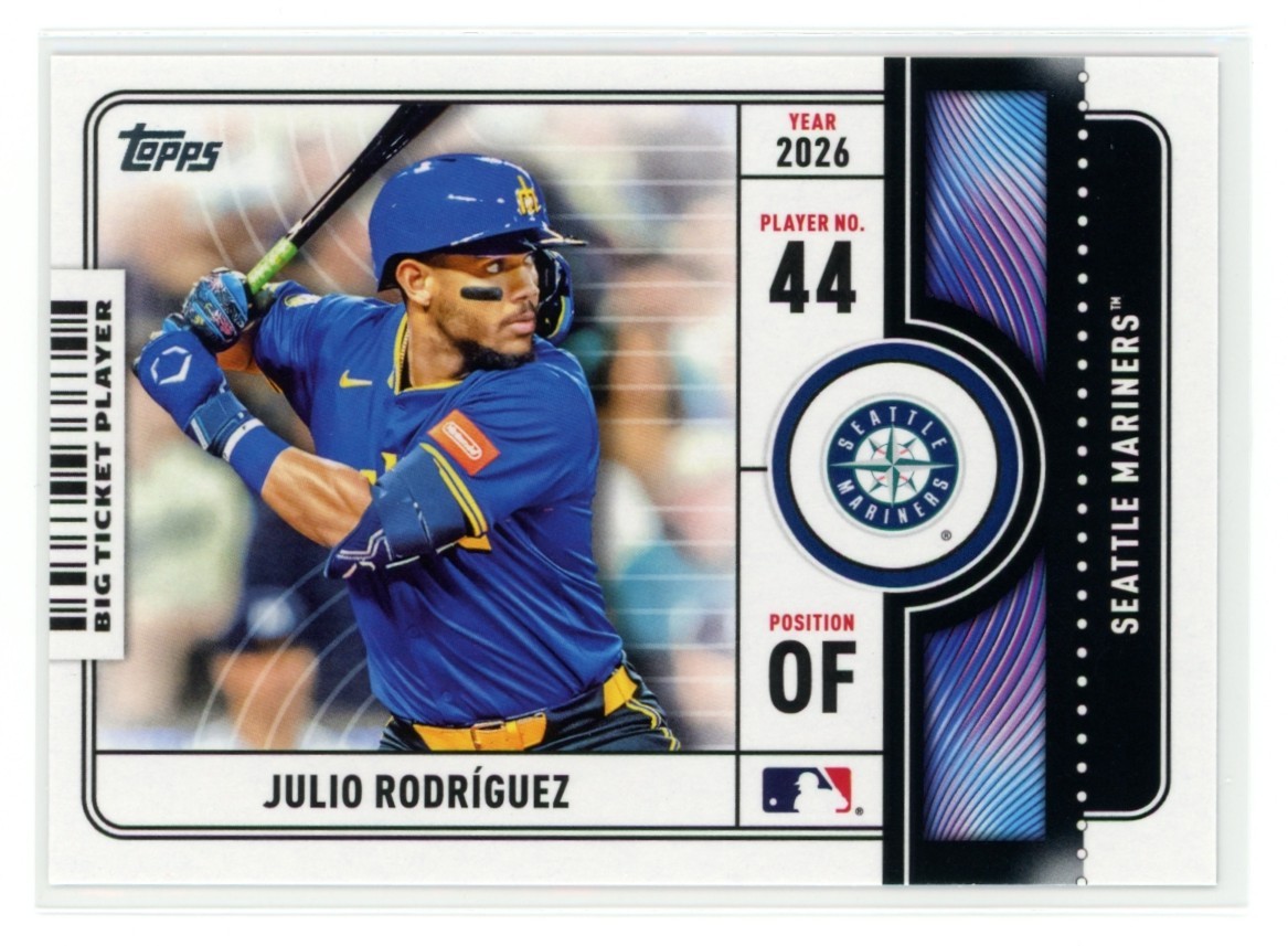 JULIO RODRIGUEZ 2026 Topps Series 1 Big Ticket Player #BTP-21 | eBay