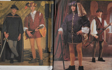 Men's Costumes Pattern 2248 or 7761 Renaissance Medieval Robin Hood U PICK UNCUT