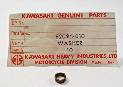 #ad QTY 10 1972 1975 Kawasaki NOS H2 750 Left Side Switch Washer 92095 010 $24.99