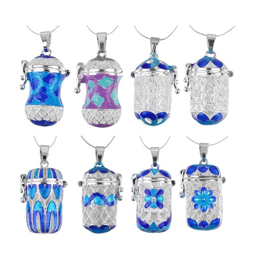 Hollow Pendant Perfume Bottle Aromatherapy Fragrance Case for - Picture 8 of 12
