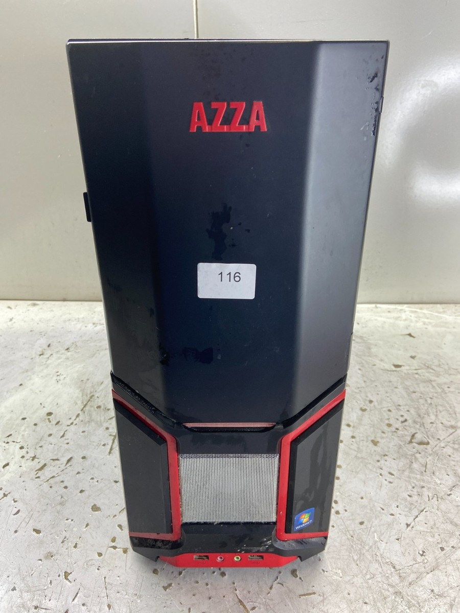 Azza Orion 202 EVO Black & Red Steel ATX Mid Tower Case | eBay