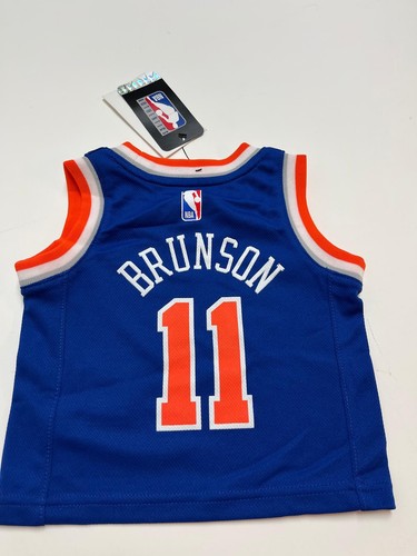Camiseta Nike Jalen Brunson Azul New York Knicks NBA Talla Bebé 12 Meses - Imagen 2 de 5