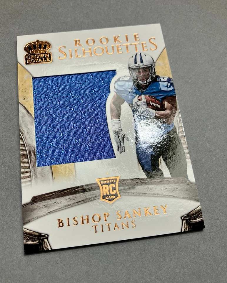 2014 BISHOP SANKEY Crown Royale /199 ROOKIE SILHOUETTES Materials RC Card# 207 - Image 3 of 3