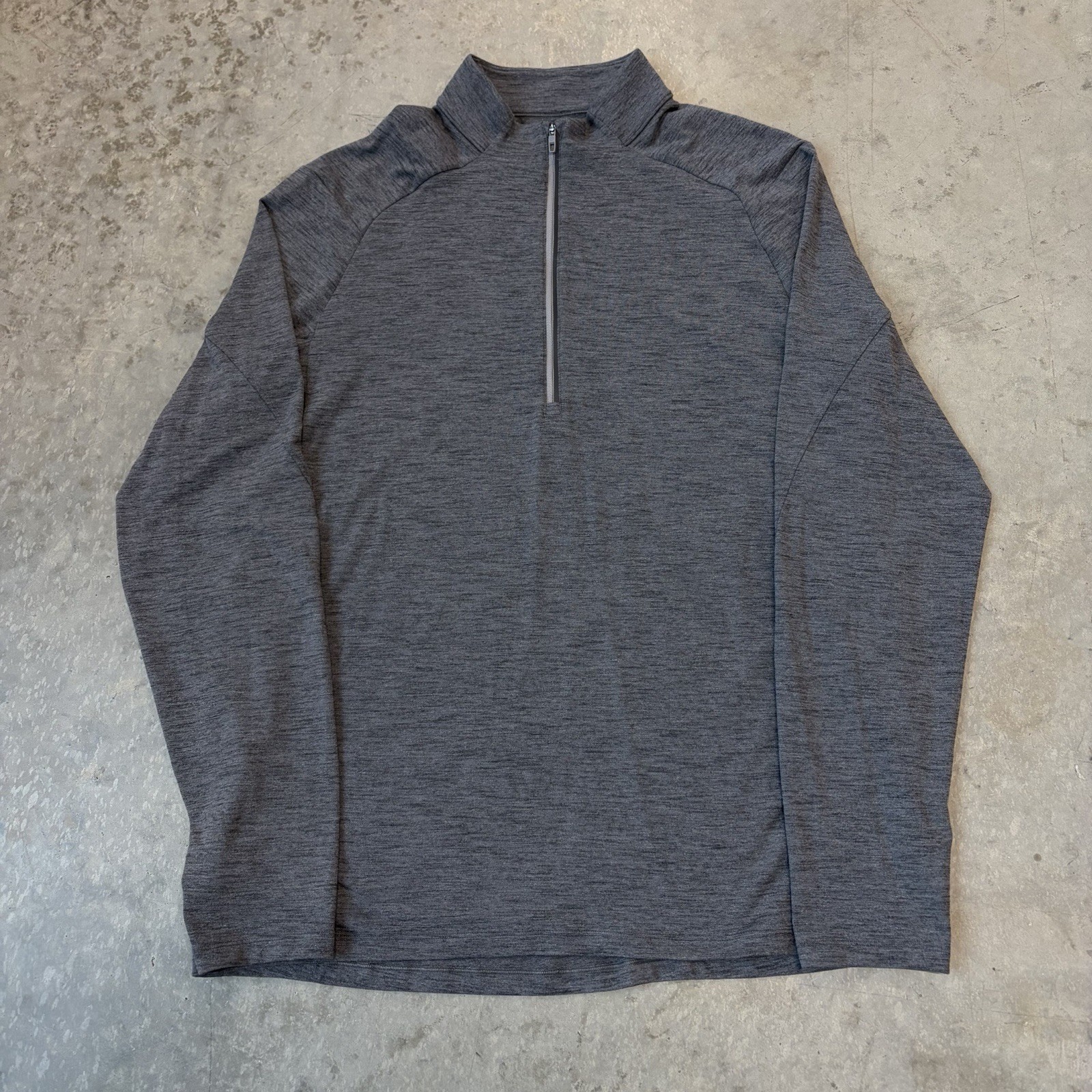 Lululemon Surge Warm 1/2 Zip Pullover Gray Long Sleeve Performance Men’s XL