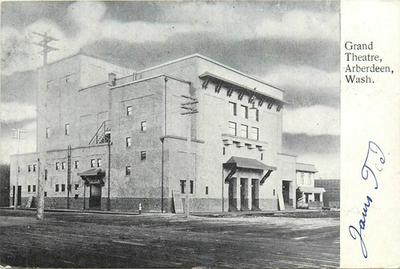 #ad #ad 1907 Aberdeen Washington Grand Theater occupation undivided Postcard 25 12087 $10.49