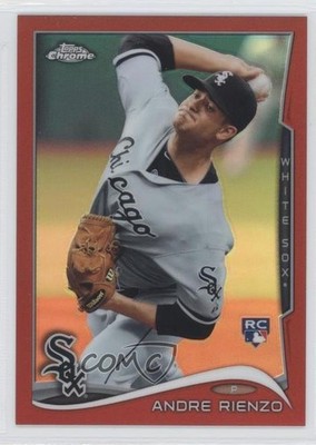 2014 Topps Chrome Red Refractor 7/25 Andre Rienzo #206 Rookie RC 0a1