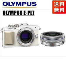 Olympus E-PL7 White Body 14-42mm EZ Lens Set Mirrorless Used Tested From Japan