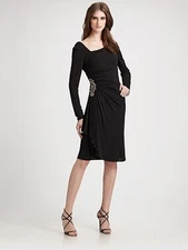 new RRP $490 TERI JON LONG SLEEVE COCKTAIL DRESS 16