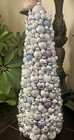 HANDMADE UNIQUE 18" SILVER FANTASY CHRISTMAS TREE CENTERPIECE HOLIDAY DECOR