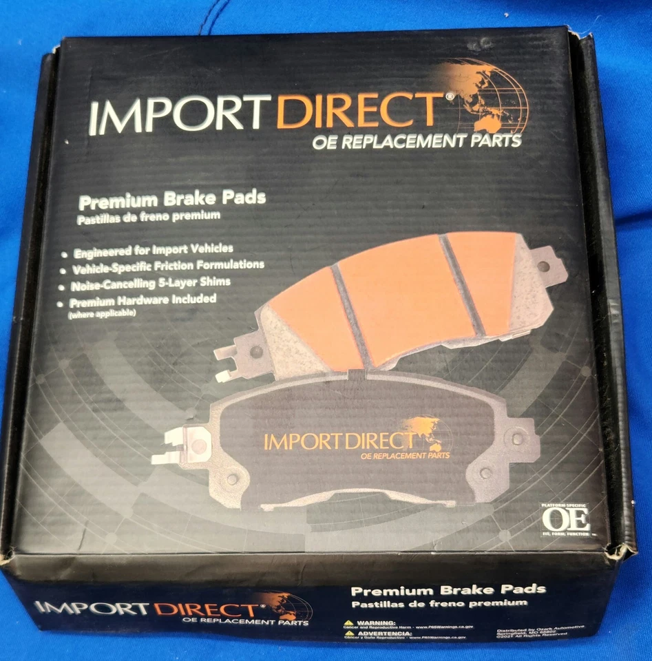 Import Direct Low Metallic Rear Brake Pads - 213-1779 Fits Audi and Volkswagen - Image 4 of 4
