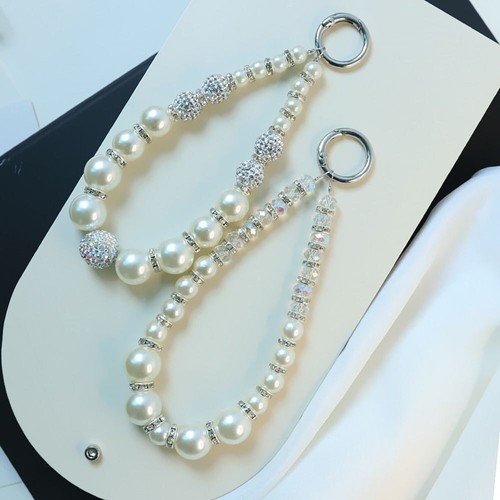 Bright Diamond Crystal Anti-lost Rope Peal Bag Pendant Women - Zdjęcie 6 z 7