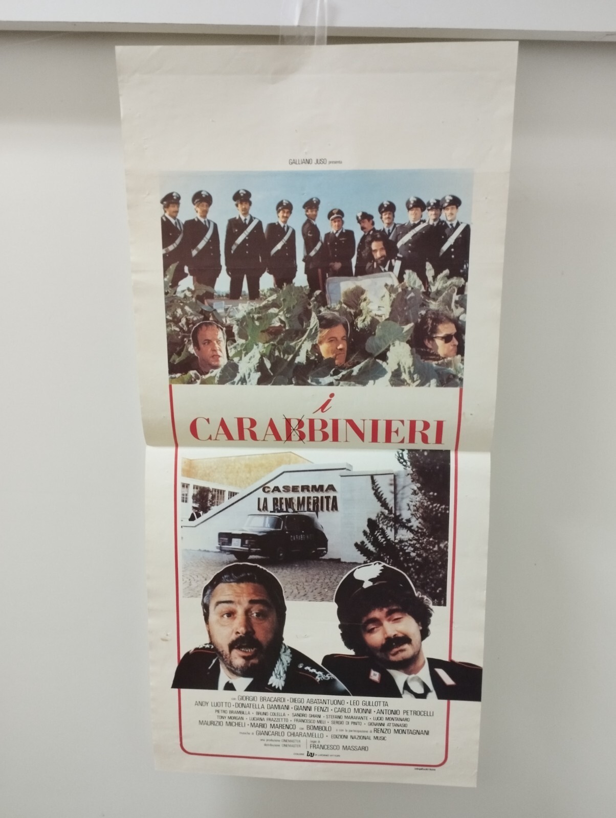 Locandina originale film I carabbinieri (1981) - Regia di Francesco Massaro