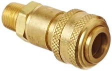 Dixon DM-B Brass Automatic Industrial Interchange Pneumatic Fitting, Socket,