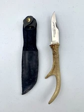 Parker & Son Cutlery M 1481 Fixed Blade With Two Point Antler Handle