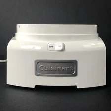 Cuisinart Ice Cream Frozen Yogurt Sorbet Maker White Motor Base ICE-21 Tested