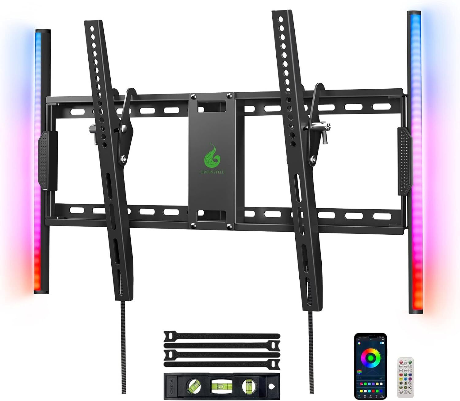 Tv Wall Mount with Led Lights Tilt Tv Mount for 37