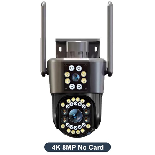16MP IP WiFi Outdoor Camera Four Lens 12X Zoom 5K PTZ Video Camera Auto Tracking - Picture 7 of 21